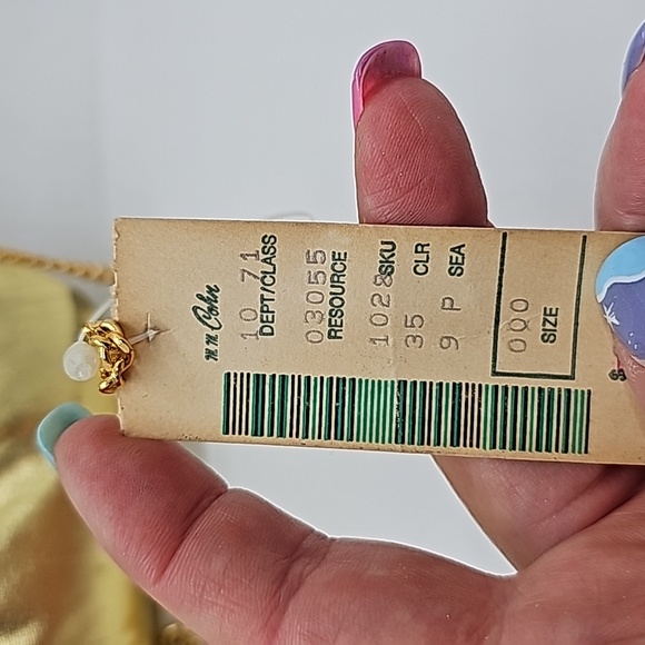 Vtg NWT Gold Metallic Bag - Picture 8 of 11